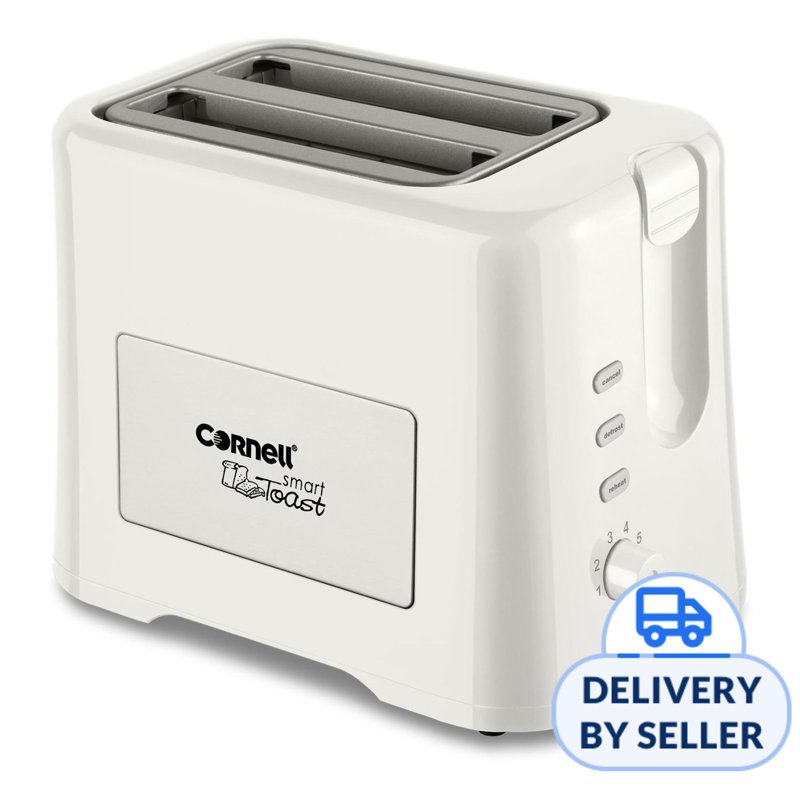 Cornell 2 Slice Pop Up Bread Toaster 870W CT-EDC2000WH 1 S
