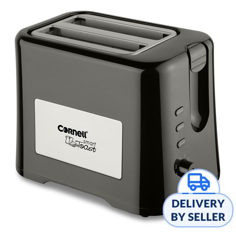 Cornell 2 Slice Pop Up Bread Toaster 870W CT-EDC2000BK 1 S