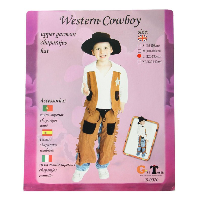 Partyforte Halloween Cow Boy Children'S Costume