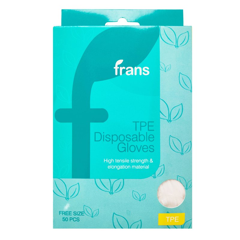 Frans Disposable Gloves - TPE 50 S
