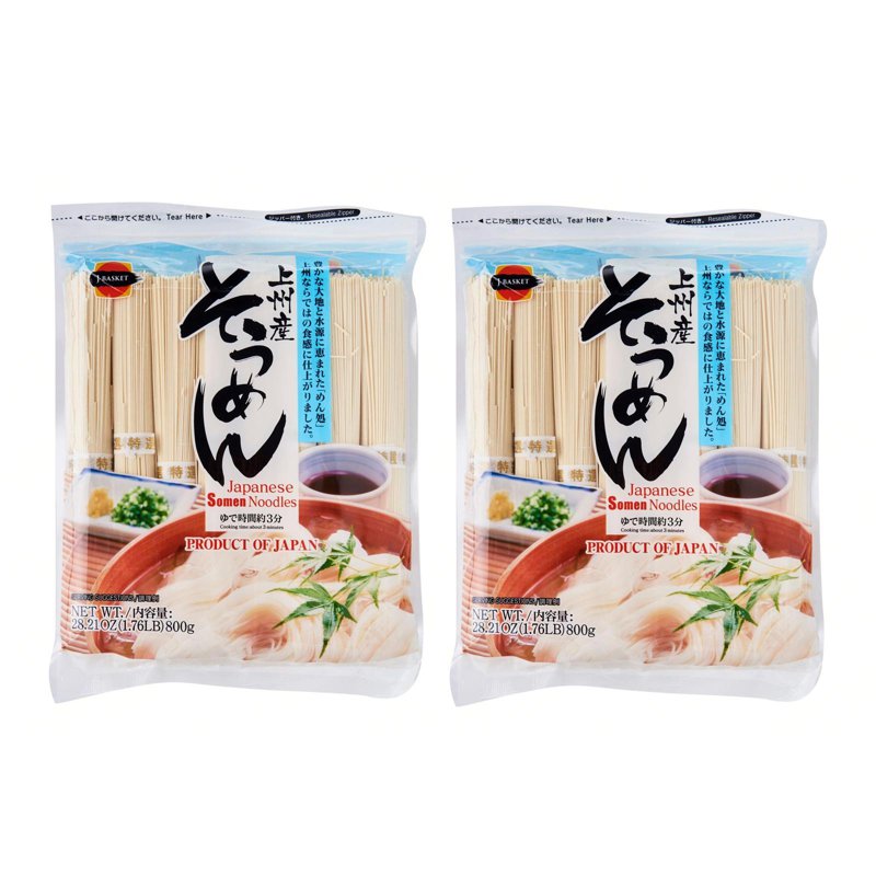 J-Basket Noodles - Japanese Somen Bundle of 2