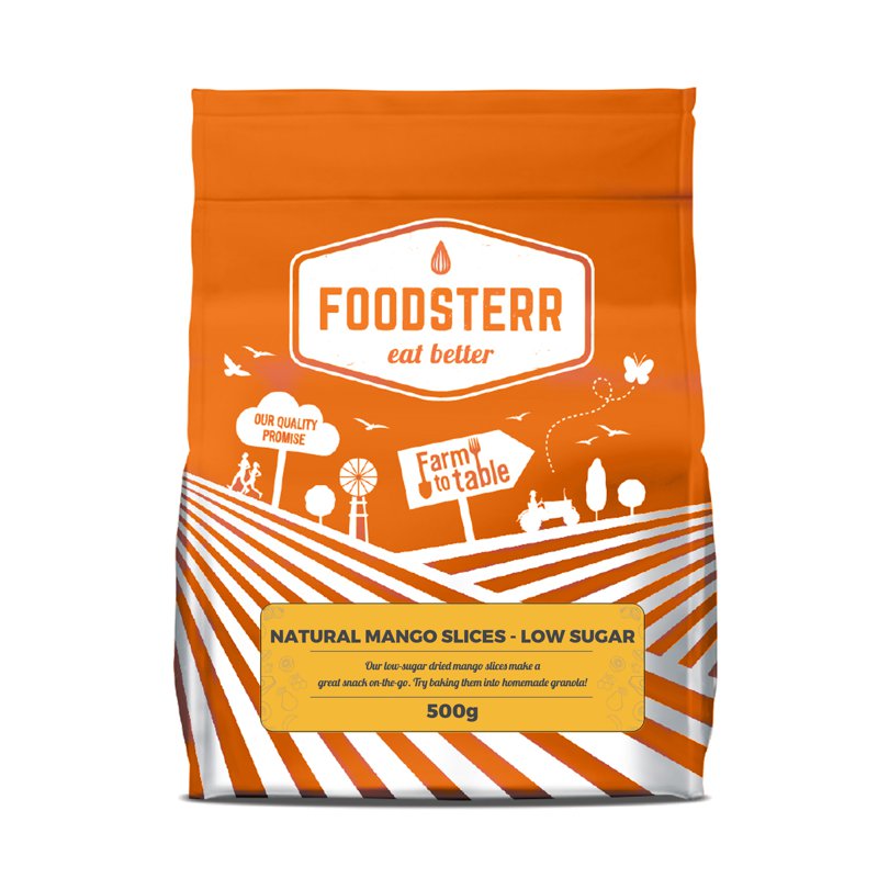 Foodsterr Natural Mango Slices - Low Sugar