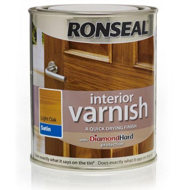 Ronseal 36821 Interior Varnish - Light Oak