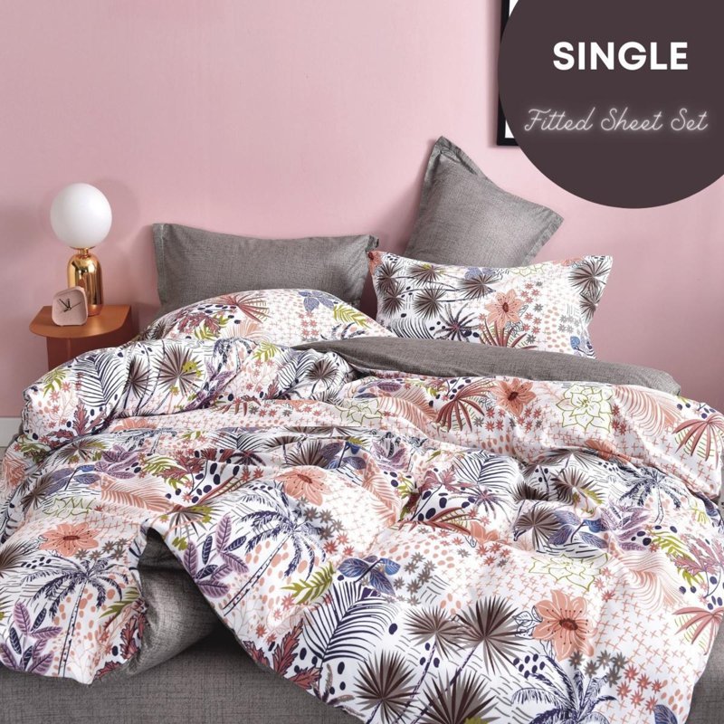 Microfine 500TC Bedsheet Set (Single) Hazel