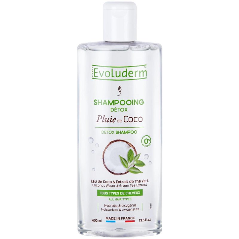 Evoluderm Detox Shampoo with Coconut Water & Green Tea Extrac