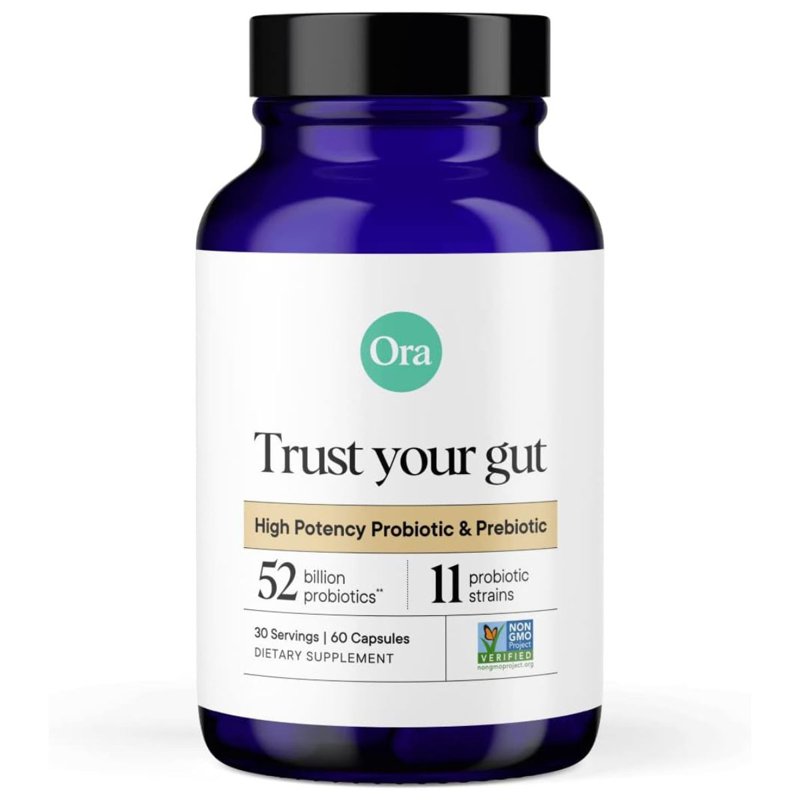 Ora Organic High Potency Probiotic with Prebiotic Capsules 60 S