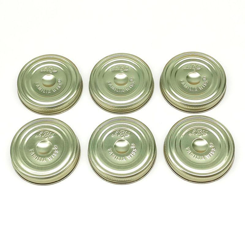 Le Parfait Familia Jar Metal Screw Top Cover Lid D8.2Cm 6 S