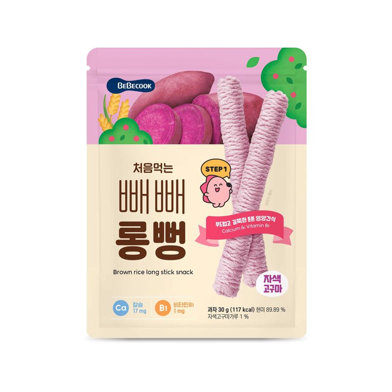 BeBecook My First Jumbo Rice Sticks - Sweet Potato