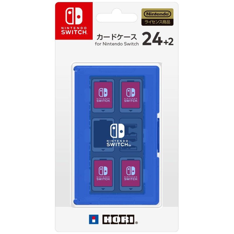 Hori Card Case 24+2 for Nintendo Switch (Blue)