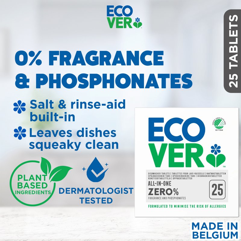 Ecover Zero Dishwasher Tablets 25 S