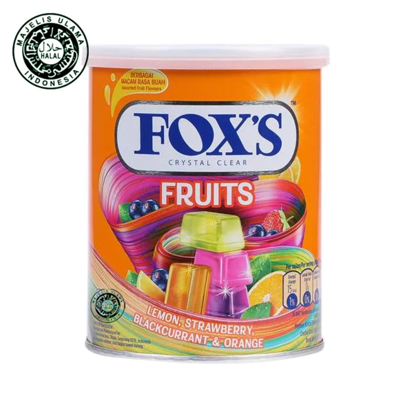 Fox'S Fruit Flavours lemon, Strawberry, Blackcurrant & Orange