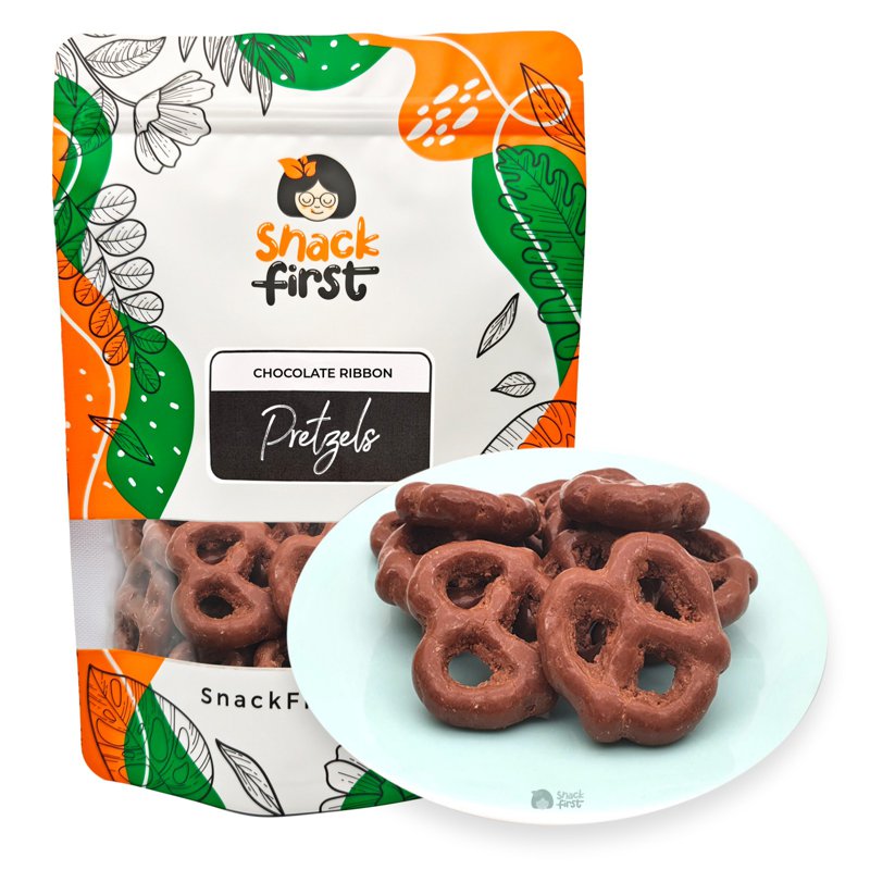 SnackFirst Chocolate Ribbon Pretzels (Milk Chocolate)
