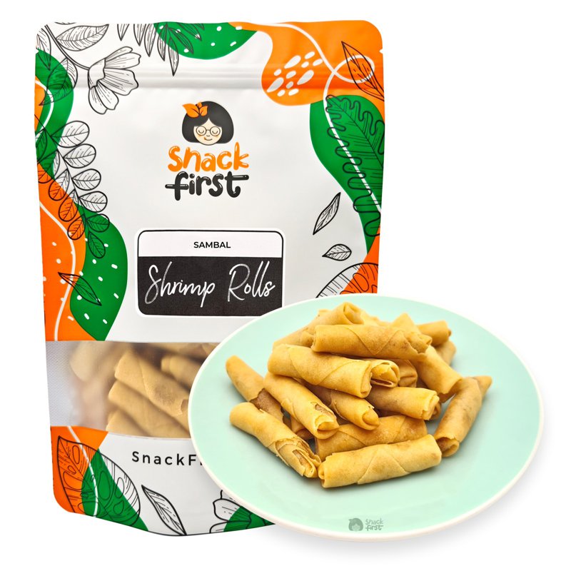 SnackFirst Cny snacks - Sambal Shrimp Rolls (Hae Bi Hiam)