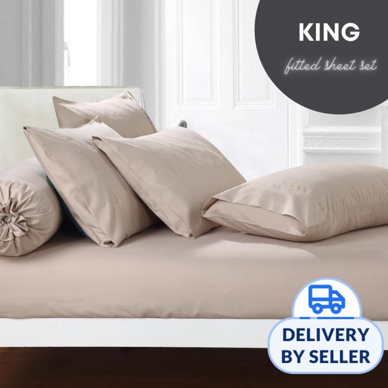 Microfine 500TC Bedsheet Set (King) Linen