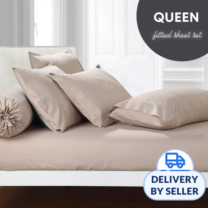 Microfine 500TC Bedsheet Set (Queen) Linen