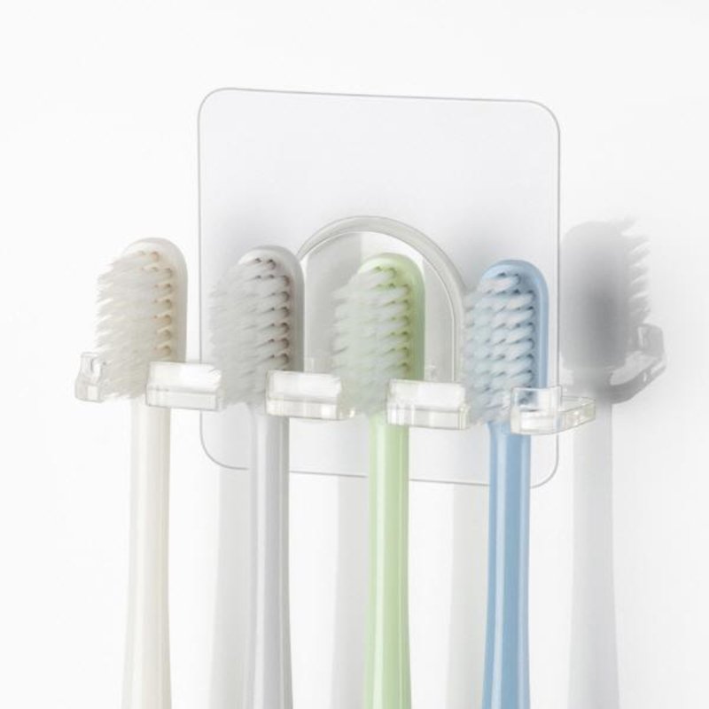 DeHub Vacuum Pad Toothbrush Holder (4brush) 1 S