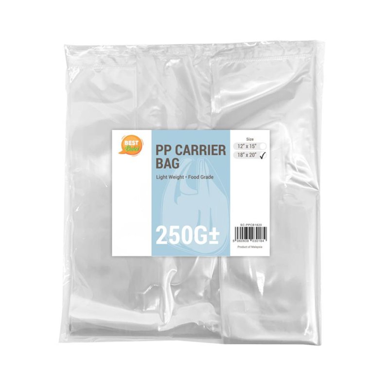 BEST Choice PP Carrier Bag 18"x20" 250 G