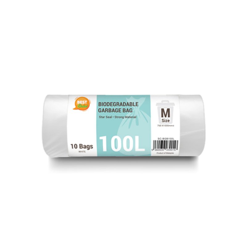 BEST Choice Biodegradable Garbage Bags (M) 100 L