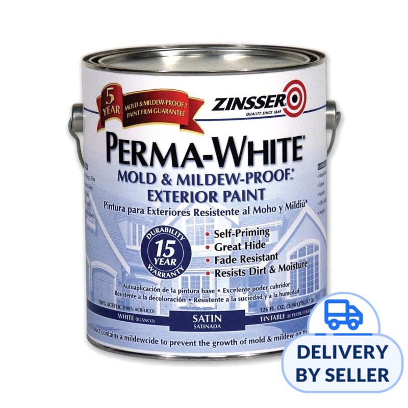 Zinsser Perma White Mold & Mildew-Proof Exterior 1 Gallon 1 S