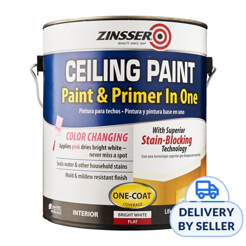 Zinsser Ceiling Paint Paint & Primer In One 1 Gallon 1 S