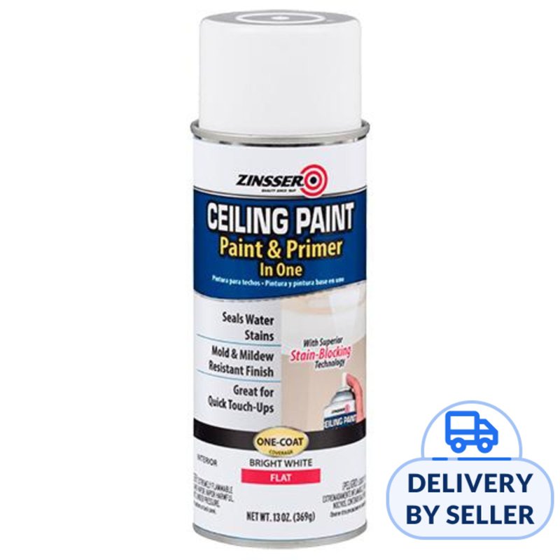 Zinsser 316133 Ceiling Paint & Primer Bright White Flat 1 S
