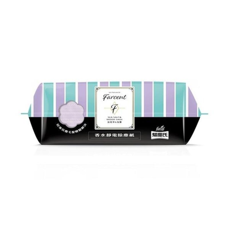 Farcent Extra Wide Electrostatic Floor Dry Sheets - Sea Salt 1 S