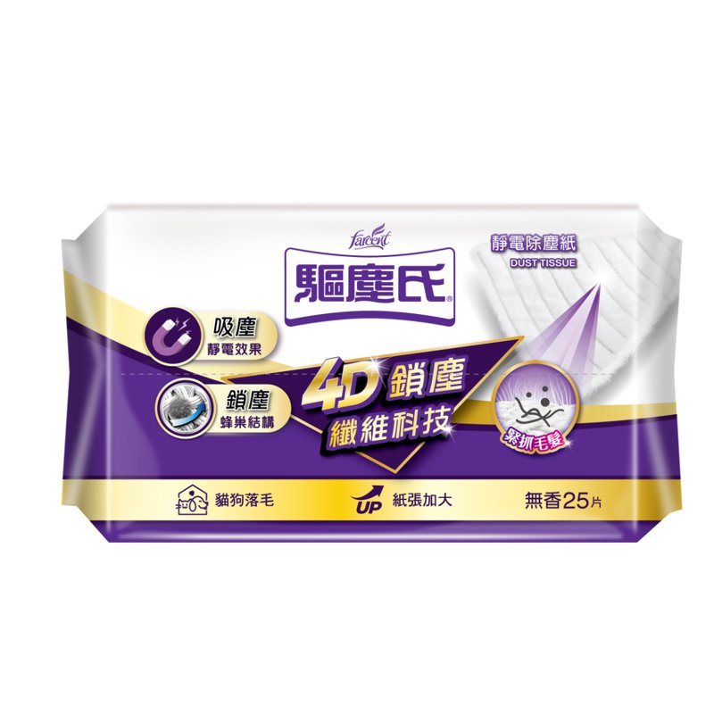 Farcent Extra Wide Electrostatic Floor Dry Sheets - Unscented 1 S