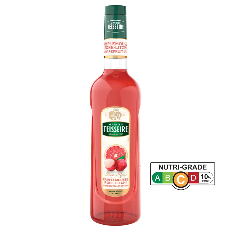 Mathieu Teisseire Pink Grapefruit Lychee Syrup