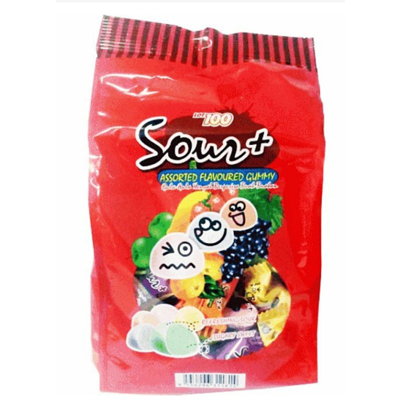 Lot 100 Lot100 Assorted Flavoured Gummy Sour +