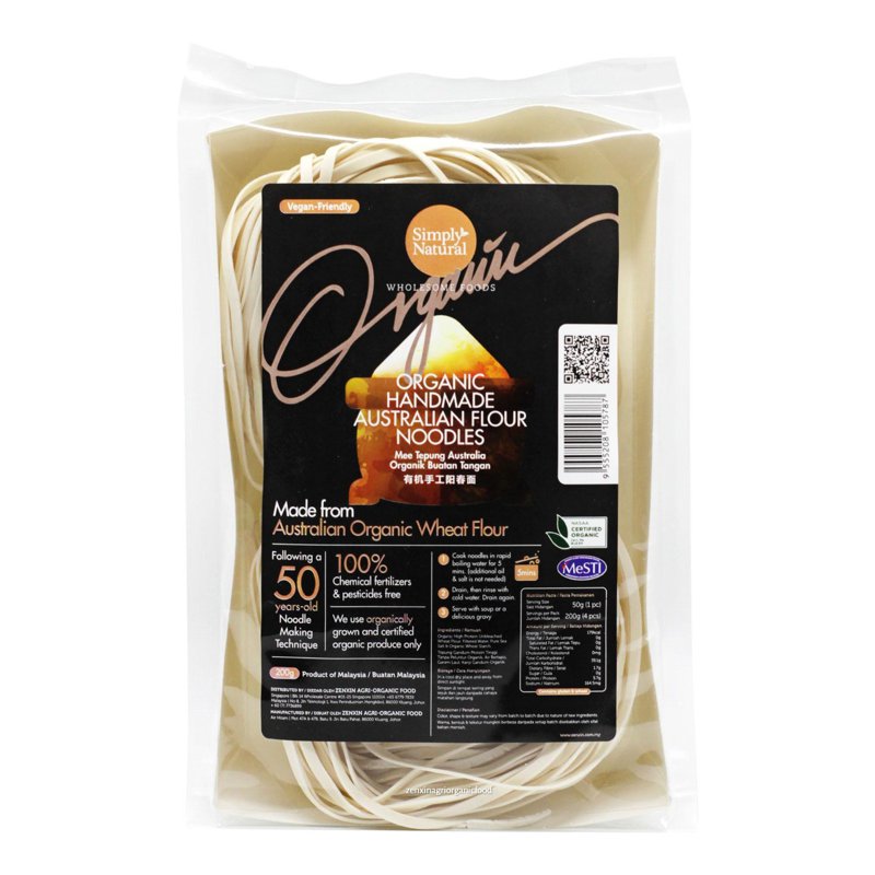 SIMPLY NATURAL Organic Handmade Noodles - Plain