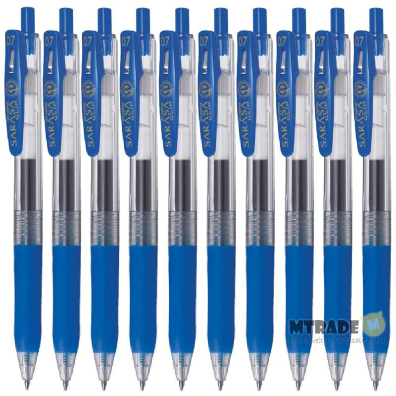 ZEBRA Sarasa Clip Gel Pen 0.7mm B-JJB15-BL (Blue Ink) 10 S
