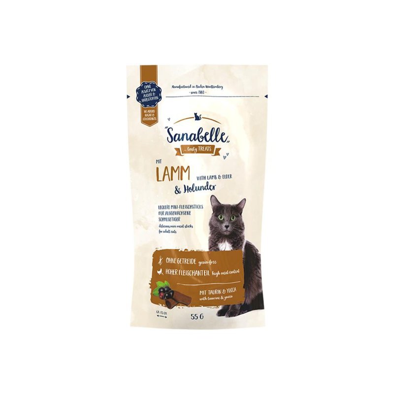 Sanabelle Soft Mini Sticks Cat Treats - Lamb & Elder