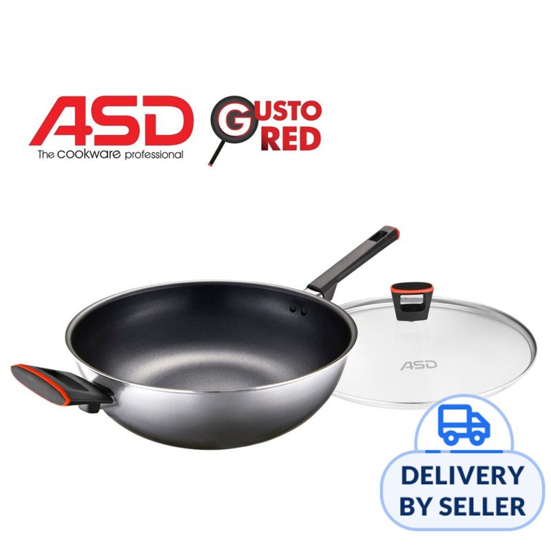 ASD 32cm Skillet wok + Glass Cover 1 S