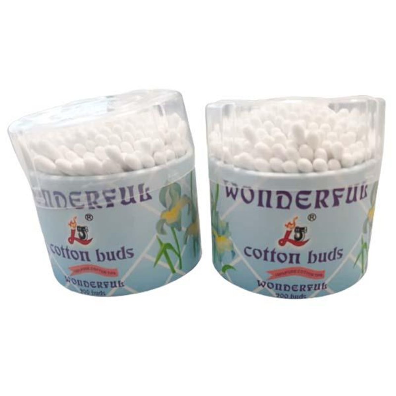 Wonderful 100% Pure Cotton Buds, Bundle Pack 200 S