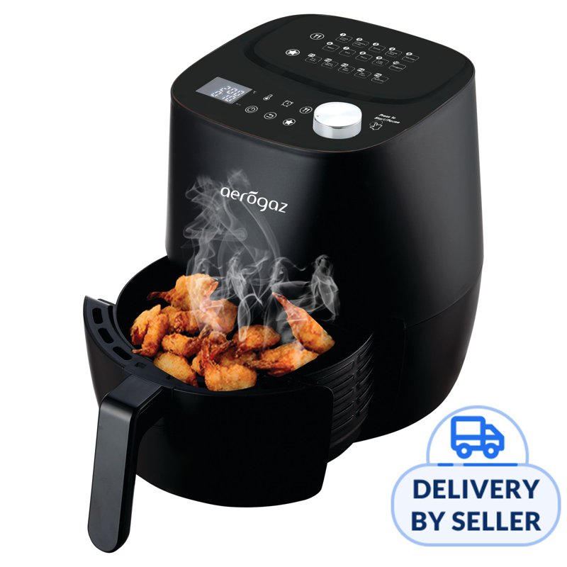 Aerogaz Digital Airfryer,digital screen with 10 presets