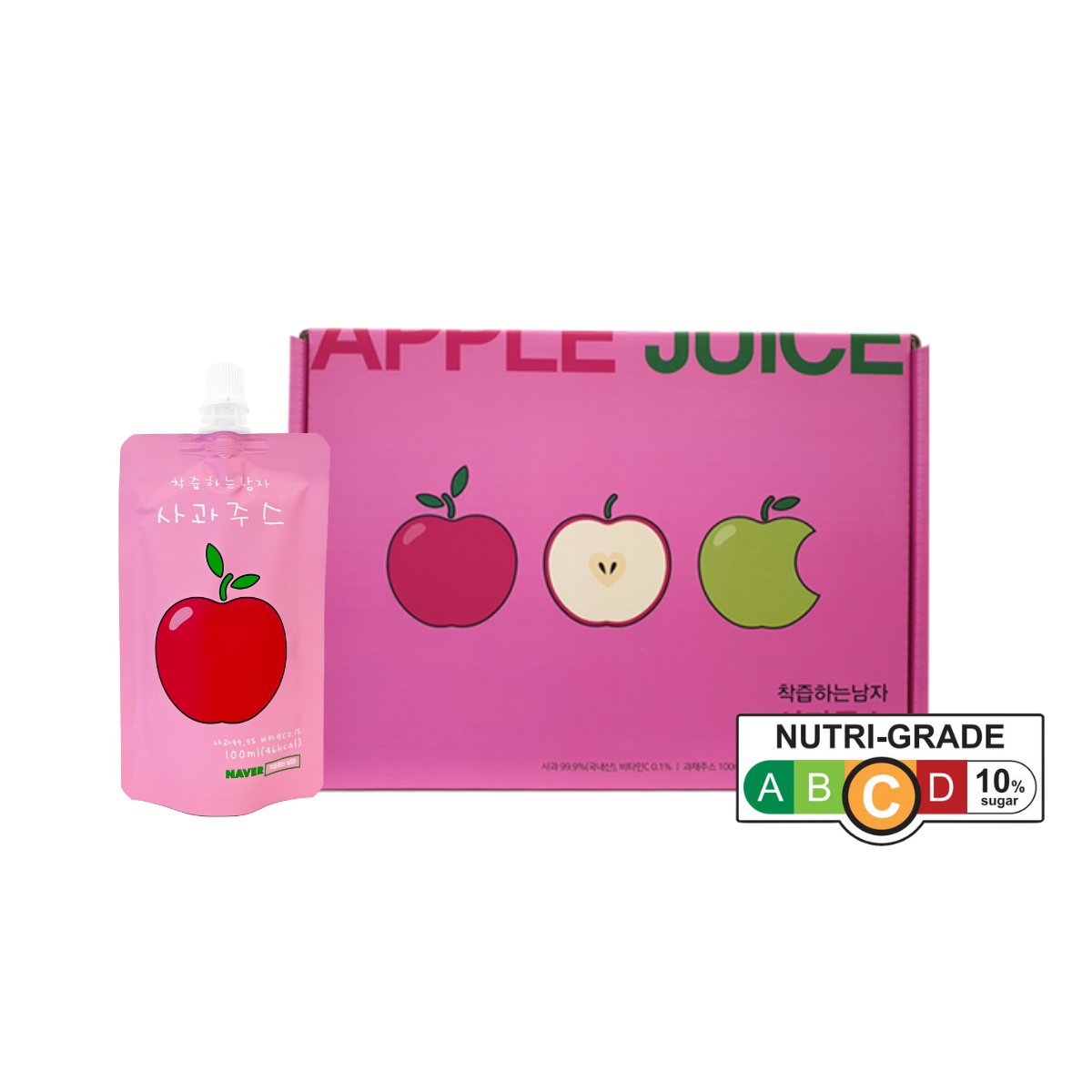 THE DINKY SHOP SunFarm Korea 100% Nfc Fruit Juice Carton - Apple