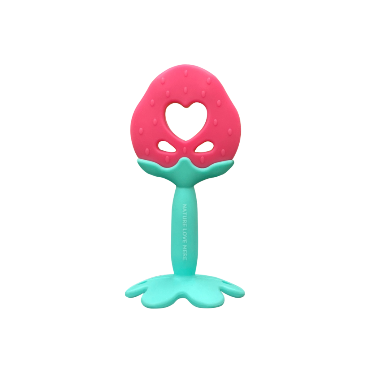Nature Love Mere Platinum Silicone Teether - Strawberry 1 S
