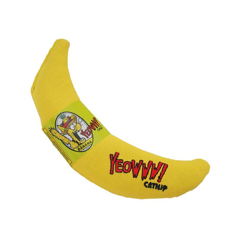 Yeowww Banana Catnip Toy 1 S