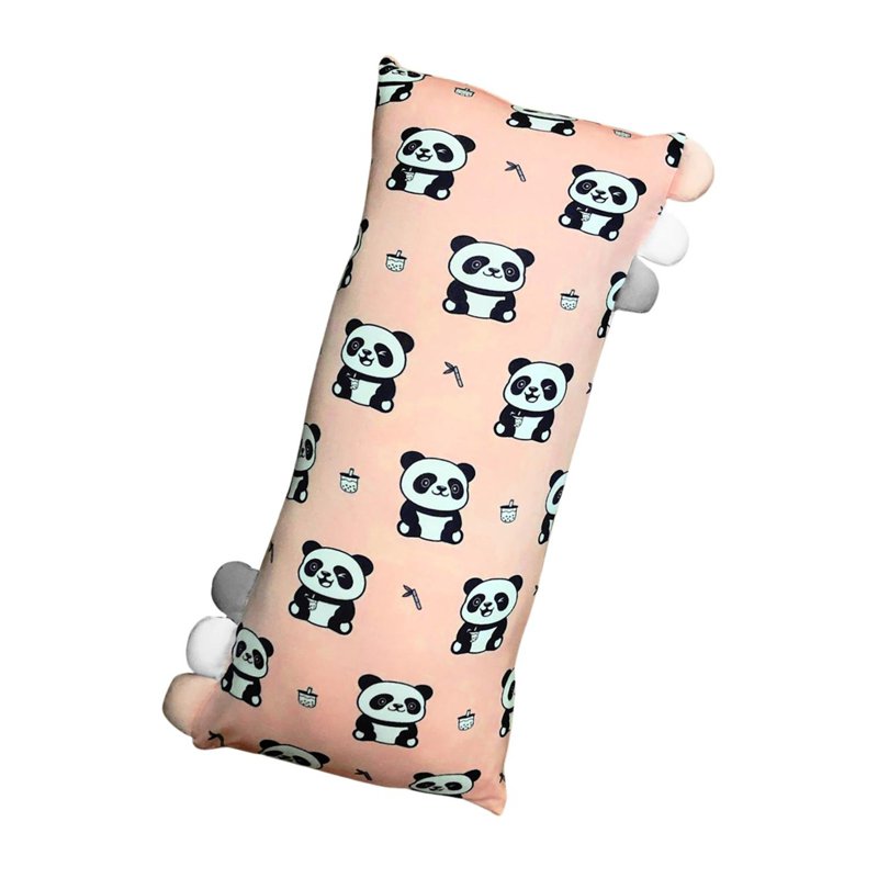 Cubble Comfy Pillow Large (25x55cm) Panda - Blush Pink 1 S