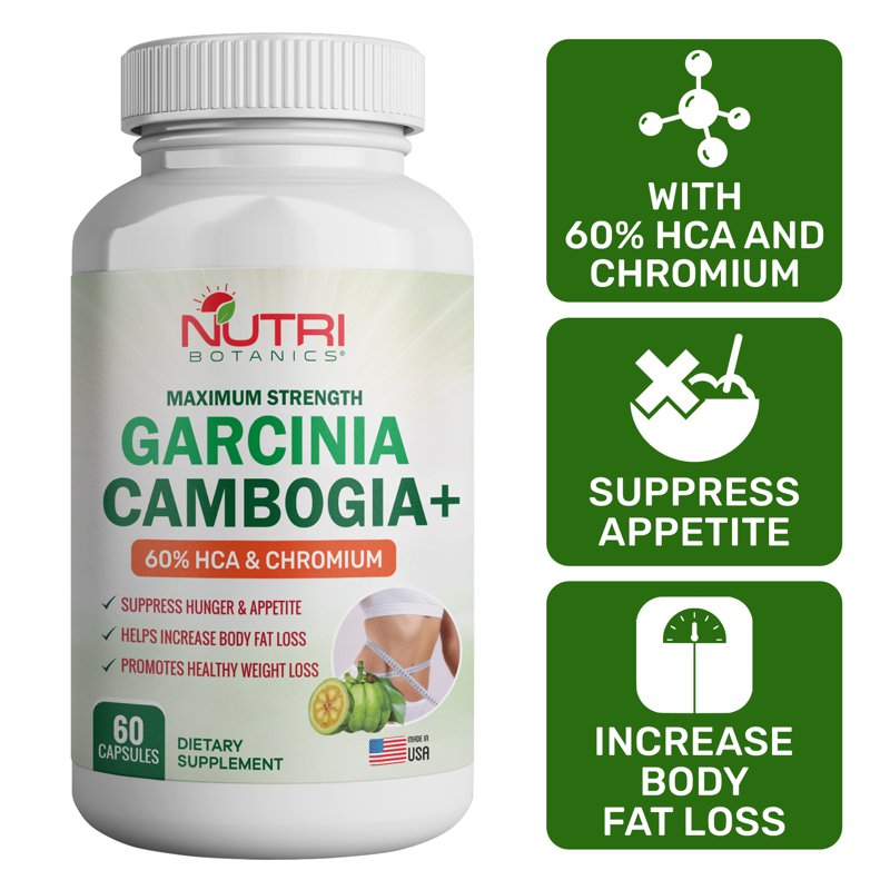 Nutri Botanics Garcinia Cambogia + Weight Loss Supplement 60 S