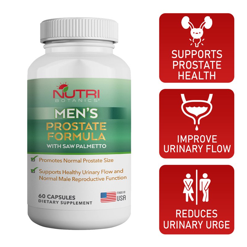 Nutri Botanics Men's Prostate Formula with Saw Palmetto 60 S