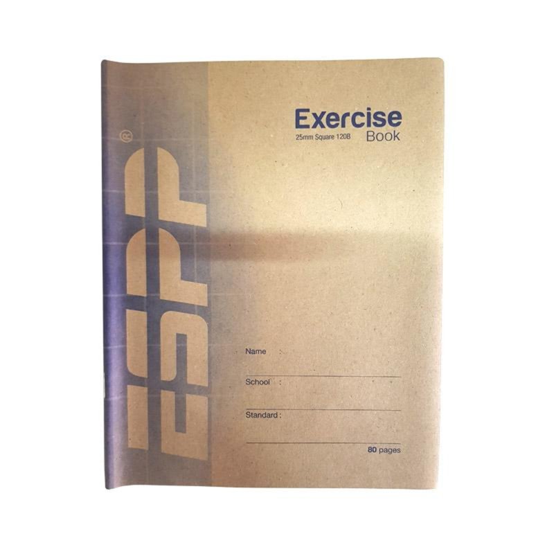 ESPP F5 Soft Exercise Book XL Square 25mm x 25mm 80pages 120B 10 S