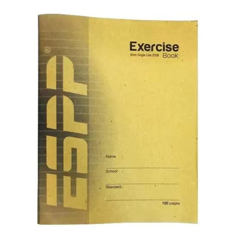 ESPP F5 Soft Thin Exercise Book Single Line 8mm 200B 10 S