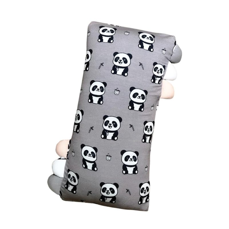 Cubble Comfy Pillow Medium (19x38cm) Panda - Dreamy Grey 1 S