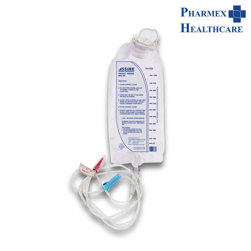 ASSURE Gravity Feeding Bag Set