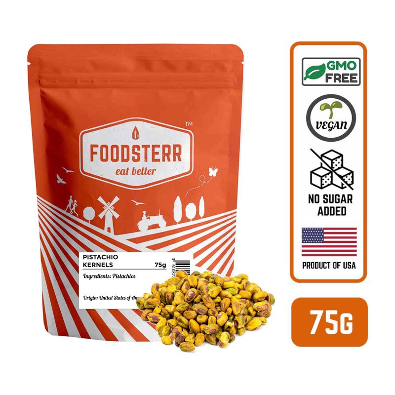 Foodsterr Pistachio Kernels (No Shell) - By Foodsterr