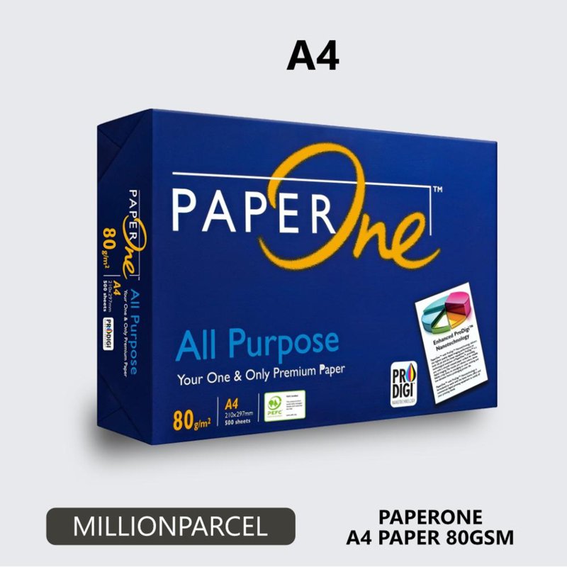 Paperone ALL PURPOSE A4 Paper-80gsm (ream) 1 S