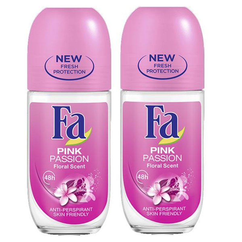 Fa Pink Passion Roll-On Deodorant, 48H Protection