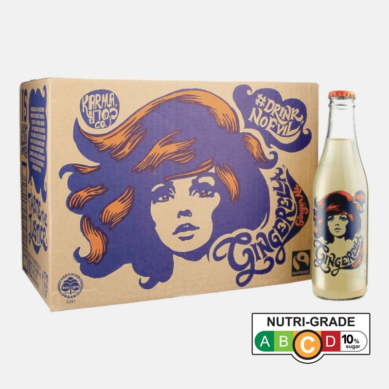 Karma Drinks Organic Sparkling Gingerella Ginger Ale