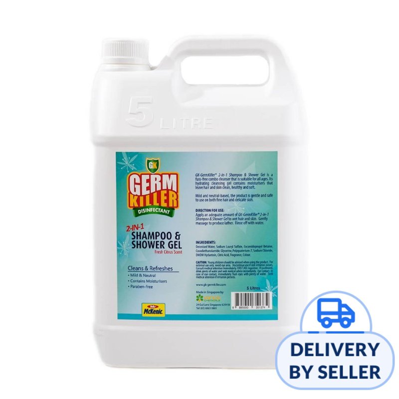 GK-Germkiller 2-in-1 Shampoo & Shower Gel